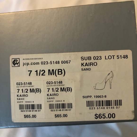 Worthington Kairo Peep toe pumps size 7.5 - Picture 2 of 7